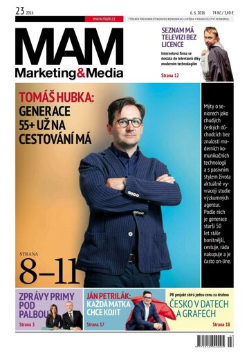 Obálka e-magazínu Marketing & Media 23 - 6.6.2016