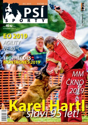 Obálka e-magazínu Psí sporty 5/2019