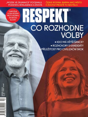 Obálka e-magazínu Respekt 2/2023