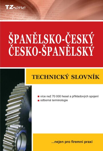 Obálka knihy Španělsko-český/ česko-španělský technický slovník