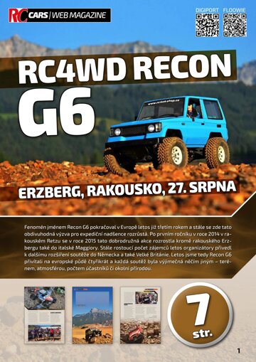 Obálka e-magazínu RC4WD RECON G6