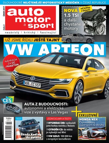 Obálka e-magazínu Auto motor a sport 2/2017