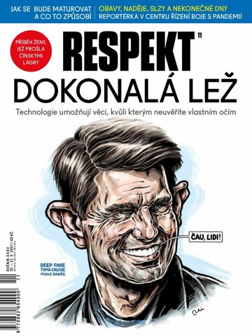 Obálka e-magazínu Respekt 11/2021