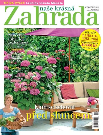 Obálka e-magazínu Naše krásná zahrada 7/2016