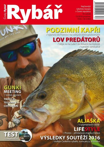 Obálka e-magazínu Český rybář 12/2016
