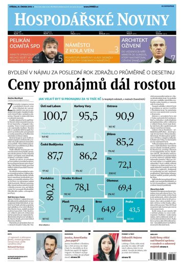 Obálka e-magazínu Hospodářské noviny 037 - 21.2.2018