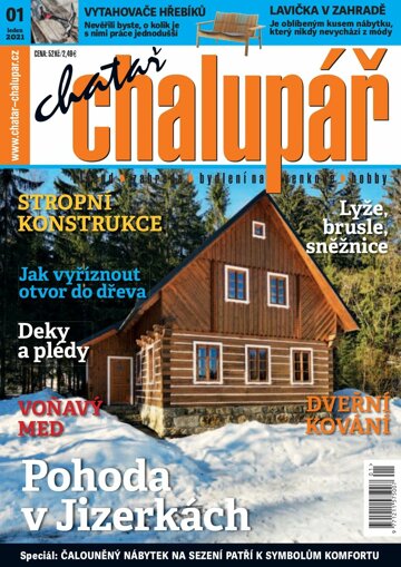 Obálka e-magazínu Chatař Chalupář 1/2021