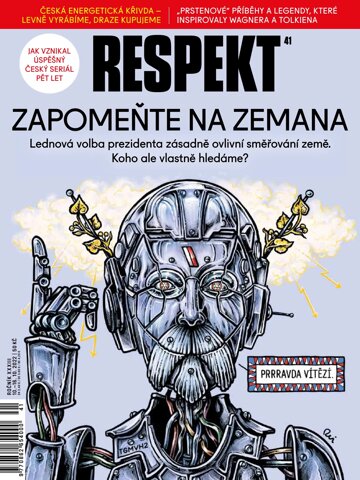 Obálka e-magazínu Respekt 41/2022