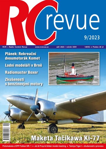 Obálka e-magazínu RC revue 9/2023