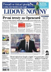 Obálka e-magazínu Lidové noviny 25.2.2014