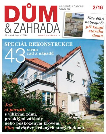 Obálka e-magazínu Dům a zahrada 2/2016