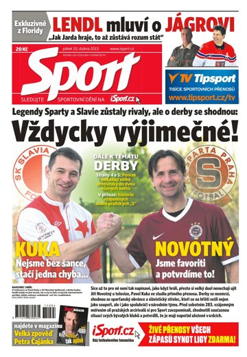 Obálka e-magazínu Sport 10.4.2015