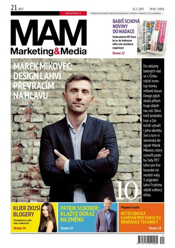 Obálka e-magazínu Marketing & Media 21 - 22.5.2017