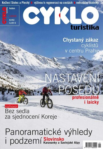 Obálka e-magazínu Cykloturistika 1/2018