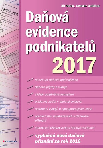 Obálka knihy Daňová evidence podnikatelů 2017