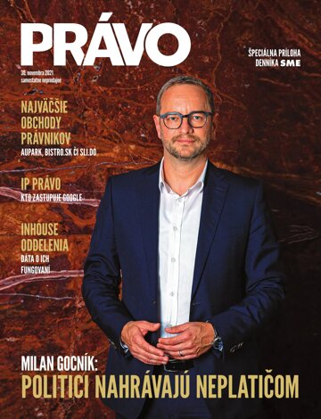 Obálka e-magazínu SME PRÁVO 30-11-2021