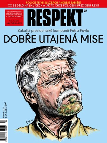 Obálka e-magazínu Respekt 32/2022