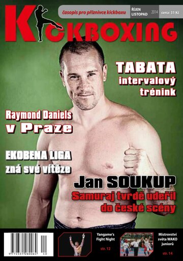 Obálka e-magazínu Kickboxing (říjen 2014/listopad 2014)
