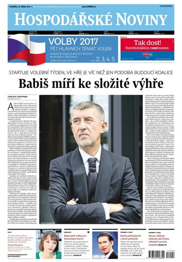 Obálka e-magazínu Hospodářské noviny 199 - 16.10.2017