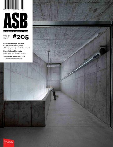 Obálka e-magazínu ASB Architektúra Stavebníctvo Biznis03/2019