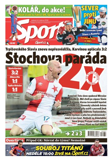Obálka e-magazínu Sport 14.4.2018