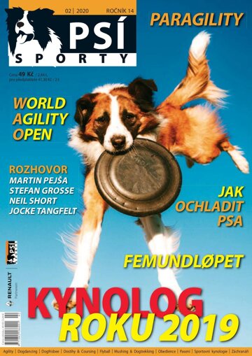 Obálka e-magazínu Psí sporty 2/2020
