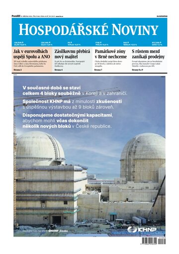 Obálka e-magazínu Hospodářské noviny 060 - 25.3.2024