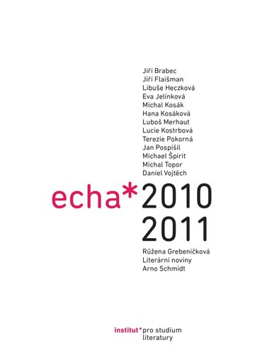 Obálka knihy Echa 2010–2011