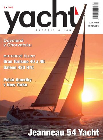 Obálka e-magazínu Yacht 6/2016