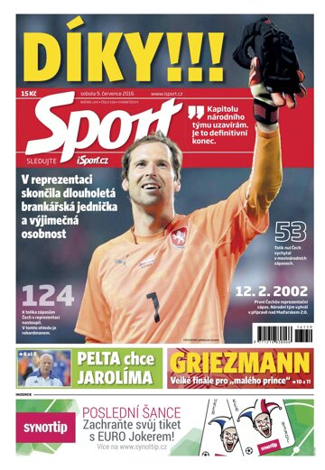 Obálka e-magazínu Sport 9.7.2016