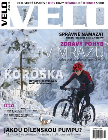 Obálka e-magazínu Velo 2/2018