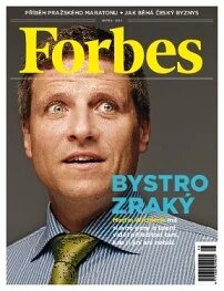 Obálka e-magazínu Forbes 8/2012
