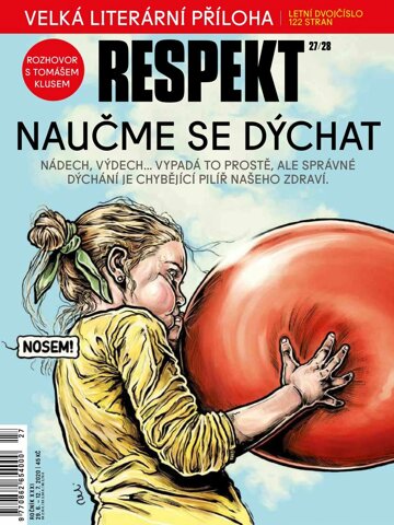 Obálka e-magazínu Respekt 27/2020
