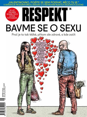 Obálka e-magazínu Respekt 25/2022