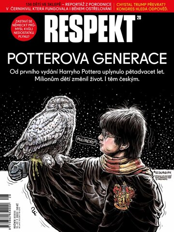 Obálka e-magazínu Respekt 28/2022