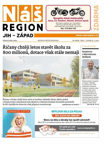 Obálka e-magazínu Náš Region - Západ 7/2023