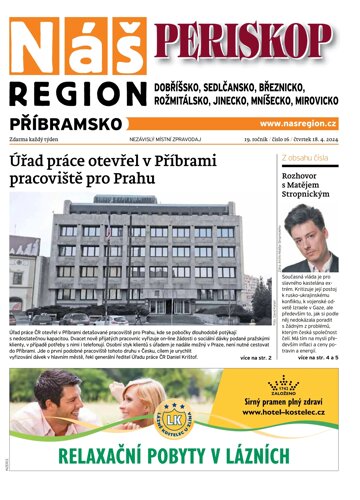 Obálka e-magazínu Náš Region - Příbramsko 16/2024