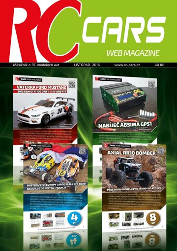 Obálka e-magazínu RC cars web 11/16