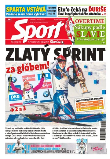 Obálka e-magazínu Sport 7.1.2017