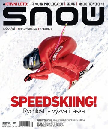 Obálka e-magazínu SNOW 130 – březen 2021