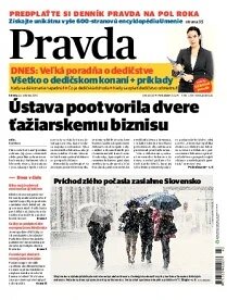 Obálka e-magazínu Pravda 22.10.2014