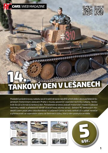 Obálka e-magazínu 14. tankový den v Lešanech