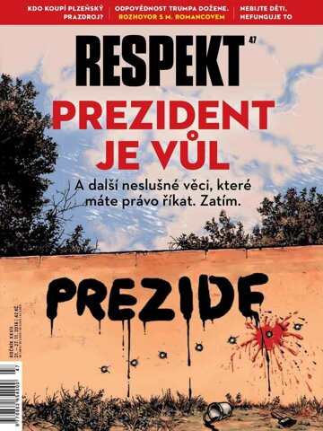 Obálka e-magazínu Respekt 47/2016