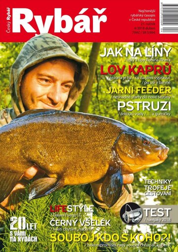 Obálka e-magazínu Český rybář 4/2018