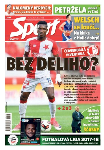 Obálka e-magazínu Sport 31.5.2018