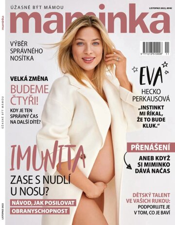 Obálka e-magazínu Maminka 11/2022