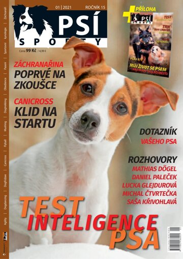 Obálka e-magazínu Psí sporty 1/2021