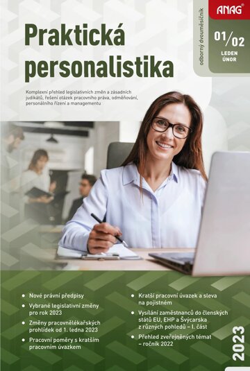 Obálka e-magazínu Praktická personalistika 1–2/2023