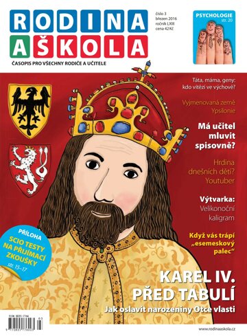 Obálka e-magazínu Rodina a škola 3/2016
