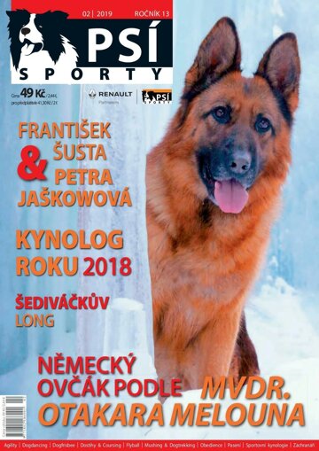 Obálka e-magazínu Psí sporty 2/2019